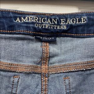 American Eagle Super Stretch Ripped Skinny Jeans